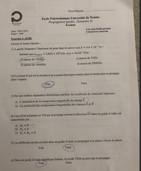 Propagation guidee - Partie 1